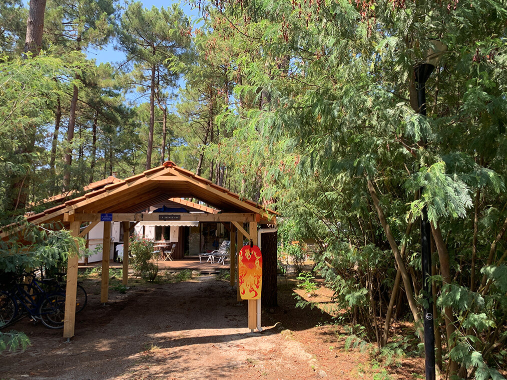 Überdachter Zugang zum Grundstück – Ferienhaus Egypte 9 Ost, Euronat