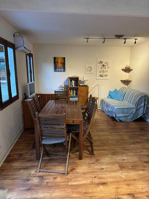Wohnbereich mit Essplatz und Couch – Ferienhaus Egypte 9 Ost, Euronat